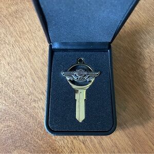 Harley-Davidson 100th Anniversary Uncut Blank Flat Key - New in Gift Box